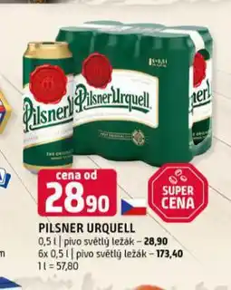 Terno Pivo pilsner urquell nabídka