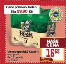 Billa Pivo velkopopovický kozel 11 nabídka