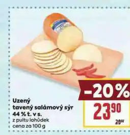 Billa Uzený tavený sýr salámový 44% nabídka