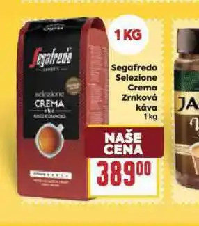 Billa Segafredo selezione crema zrnková káva nabídka