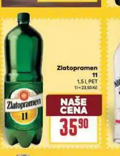 Billa Pivo zlatopramen 11 nabídka