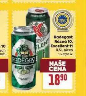 Billa Pivo radegast rázná 10 nabídka