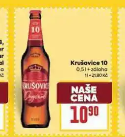 Billa Pivo krušovice 10 nabídka