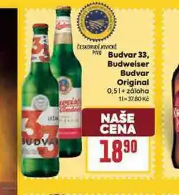 Billa Pivo budvar 33 nabídka