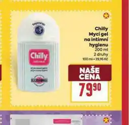 Billa Chilly mycí gel pro intimní hygienu nabídka