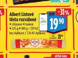 Albert Listové těsto nabídka