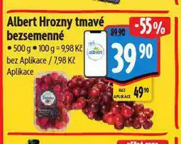 Albert Hrozny tmavé bezsemenné nabídka