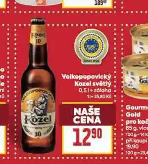 Billa Pivo velkopopovický kozel 10 nabídka