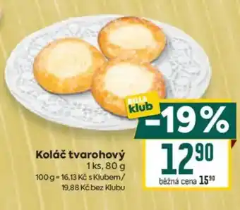 Billa Koláč tvarohový 1 ks, nabídka