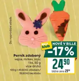 Billa Perník zdobený vejce, mrkev, zajíc nabídka