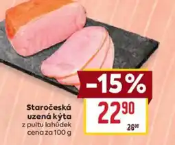 Billa Staročeská uzená kýta nabídka