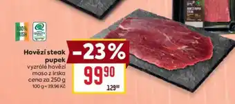 Billa Hovězí steak pupek nabídka