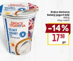 Billa Srdce domova Selský jogurt bílý nabídka