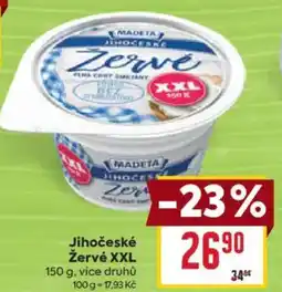 Billa Jihočeské Žervé XXL nabídka