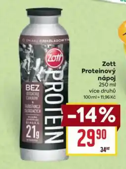 Billa Zott Proteinový nápoj nabídka