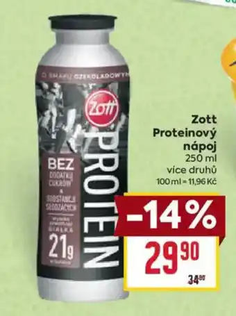 Billa Zott Proteinový nápoj nabídka