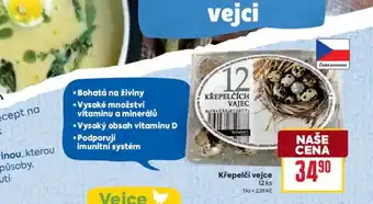 Billa Křepelčí vejce nabídka