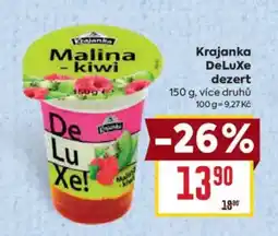 Billa Krajanka DeLuxe dezert nabídka