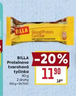 Billa BILLA Proteinovo tvarohová tyčinka nabídka