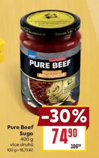 Billa Pure Beef Sugo nabídka