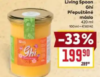 Billa Living Spoon Ghí Přepuštěné máslo nabídka