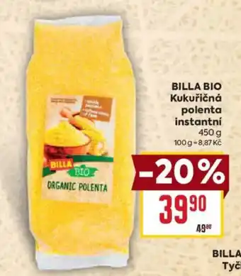 Billa BILLA BIO Kukuřičná polenta instantní nabídka