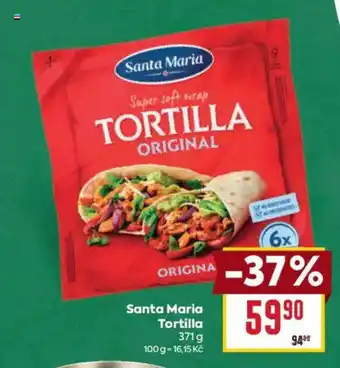 Billa Santa Maria Tortilla nabídka