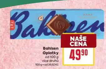 Billa Bahlsen Oplatky od nabídka