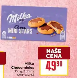 Billa Milka Chocominies nabídka