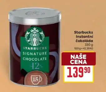 Billa Starbucks Instantní čokoláda nabídka