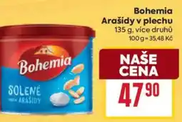 Billa Bohemia Arašídy v plechu nabídka