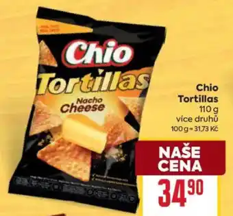 Billa Chio Tortillas nabídka