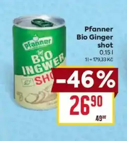 Billa Pfanner Bio Ginger shot nabídka