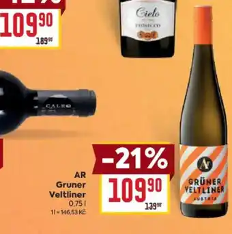 Billa AR Gruner Veltliner nabídka