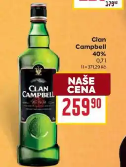 Billa Clan Campbell 40% nabídka