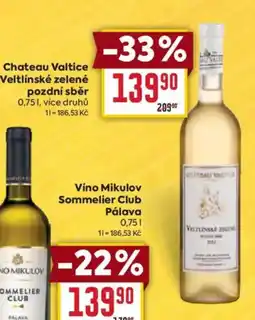 Billa Chateau Valtice Veltlínské zelené nabídka