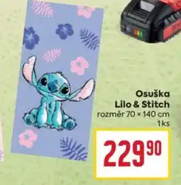 Billa Osuška Lilo & Stitch rozměr nabídka