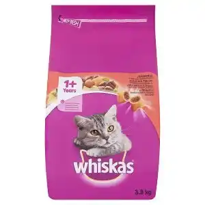 Tesco Whiskas granule 3,8kg, vybrané druhy nabídka