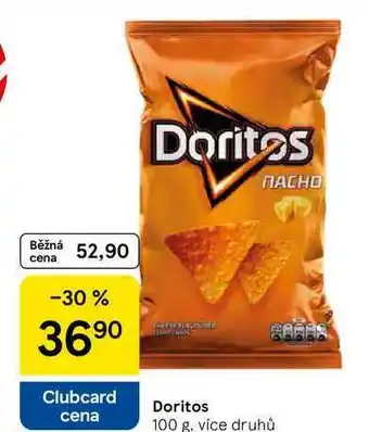 Tesco Doritos, 100 g, více druhů nabídka