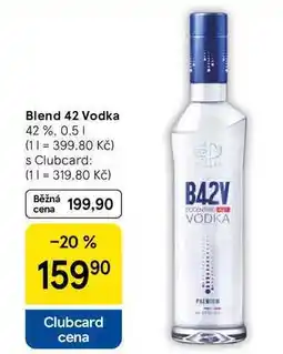 Tesco Blend 42 Vodka 42%, 0.5 l nabídka