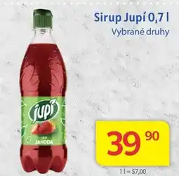 Kubík potraviny Sirup Jupí nabídka