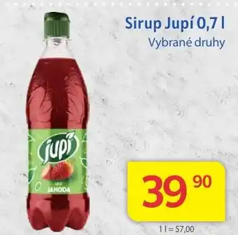 Kubík potraviny Sirup Jupí nabídka