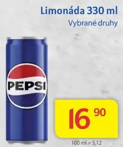 Kubík potraviny PEPSI Limonáda nabídka