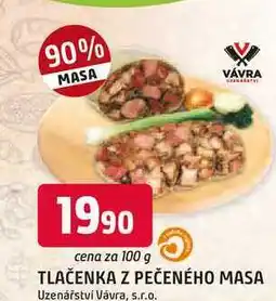 Trefa TLAČENKA Z PEČENÉHO MASA 100g nabídka