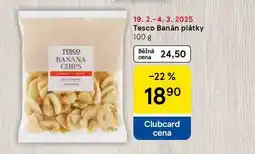 Tesco Tesco Banán plátky, 100 g nabídka