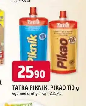 Trefa TATRA PIKNIK, PIKAO 110 g vybrané druhy nabídka