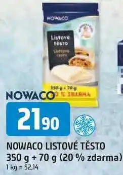 Trefa NOWACO LISTOVÉ TĚSTO 350 g +70 g nabídka