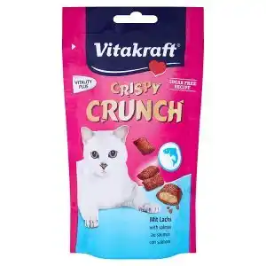 Tesco Vitakraft Crispy Crunch s lososem doplňkové krmivo pro kočky 60g nabídka