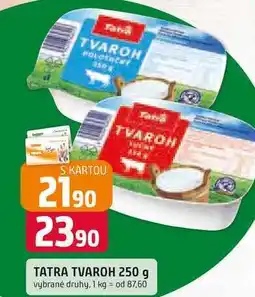 Trefa TATRA TVAROH 250 g nabídka