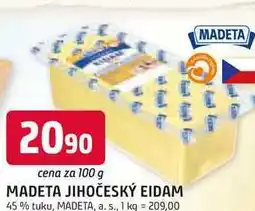 Trefa MADETA JIHOČESKÝ EIDAM 45% tuku 100g nabídka